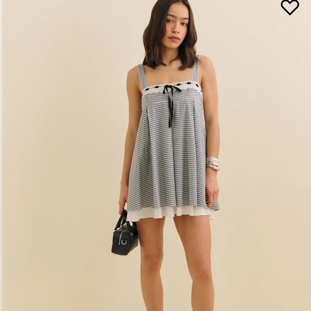 Reformation Shai Dress Grey - Size 4